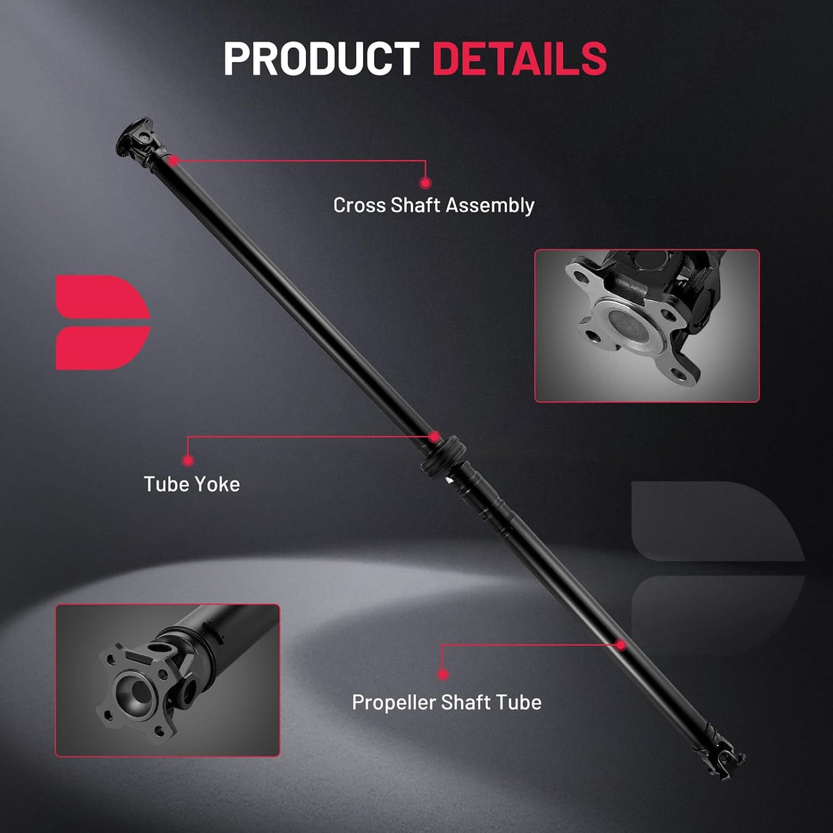 BDFHYK 946-236 Rear Drive Shaft Assembly Compatible with Nissan Rogue