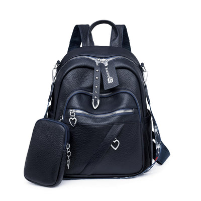 Small Backpack Purse for Women, Convertible Vegan Leather Bag