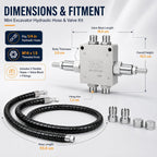 Mini Excavator Cushion Valve Kit Hydraulic Swivel Motor Buffer Valves