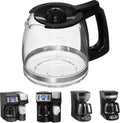 12-Cup Replacement Coffee Carafe Compatible with Hamilton Beach Coffee maker Pot 49902, 49915, 49905C, CM4309, 49317