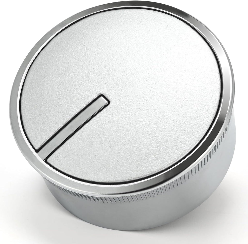 WPW10437088 Range Surface Burner Control Knob Compitable with Whirlpool WGE555S0BS WGE755C0BS WGE555S0BW01 YWGE755C0BS1, W10437088 Control Knob Replace AP6021400 3020323 PS11754724 PD00025853