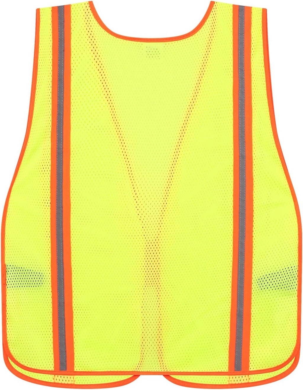 High Visibility Reflective Safety Vest for Men Women Class 2 Hi Vis Mesh Fabric Safety Work Jacket with Elastic Band