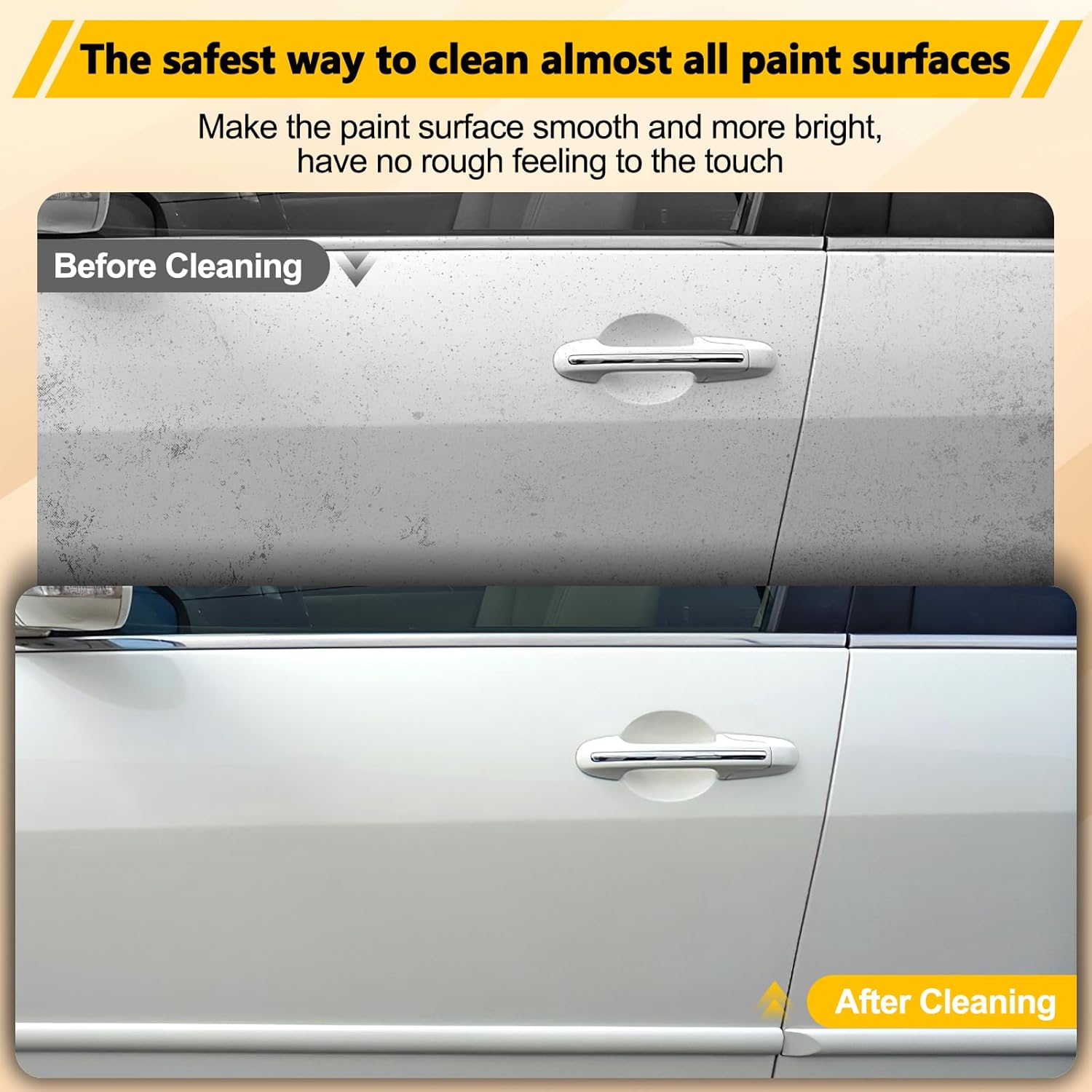 Car Clay Bar 4 Pack 400g, Premium Grade No Scratch Magic Clays Bars Detailing Cleaner Kit Glass Deatil Cleaning with