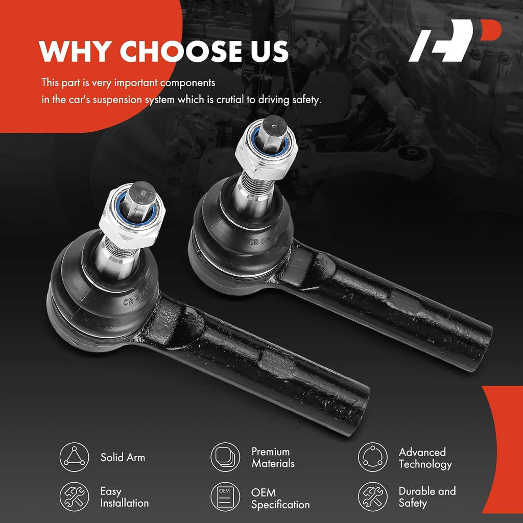 A-Premium Front Outer Tie Rod End, Compatible with Dodge, Chrysler