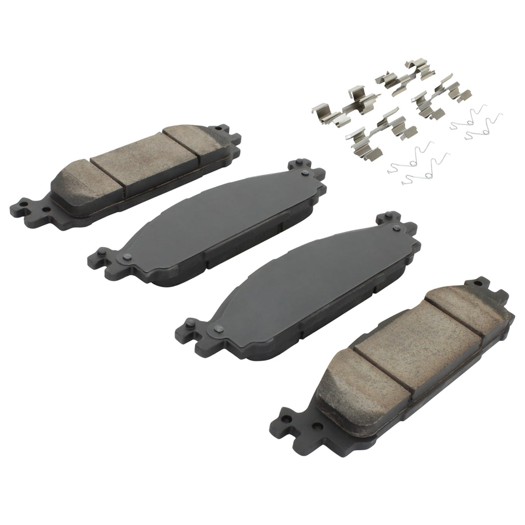 QUALITY-BUILT Workforce Semi-Met Front Brake Pads w/Hardware BP1508M