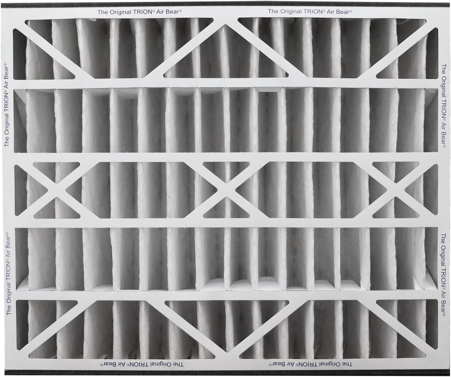 Air Bear 20x25x5 Pleated HVAC Air Filter MERV 8 (2-Pack) (actual size: 19.75" x 24.25" x 4.9" in.) compatible part