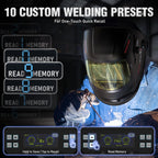 True Color Welding Helmet, Smart LCD Auto Shade