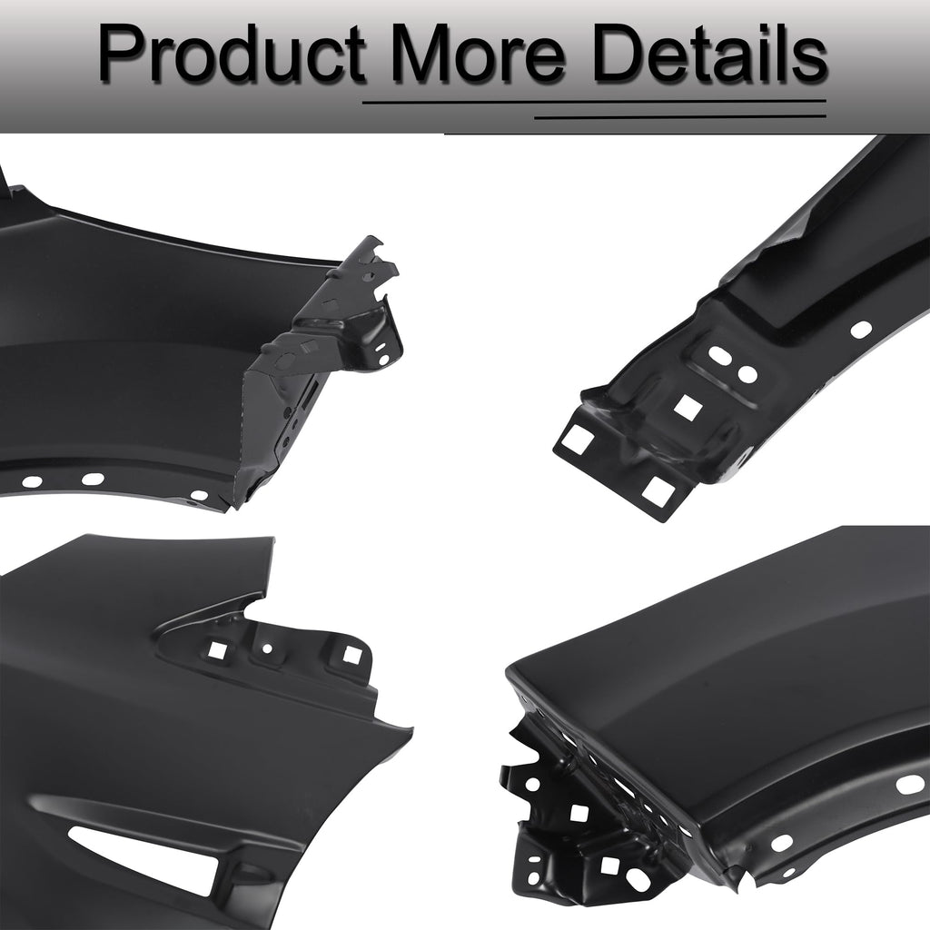 LYZ Front Left Fender Compatible with 2013-2017 Ford Escape