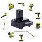 Biswaye DM18RL Battery Adapter Compatible with Ryobi 18V One+ Tools