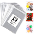 300 PCS 5"x7" Cookie Bags Clear Resealable Cellophane Bags