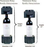 Single Bottle Wine Shipping Box with Protective Foam Insert, Recyclable Corrugated Mailer, Fits Most 750ml Wine