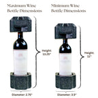 Double Bottle Wine Shipping Box with Protective Foam Insert, Recyclable Corrugated Mailer, Fits Most 750ml Wine
