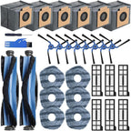 30 Pack Replacement Parts for eufy X10 Pro Omni Robot Vacuum