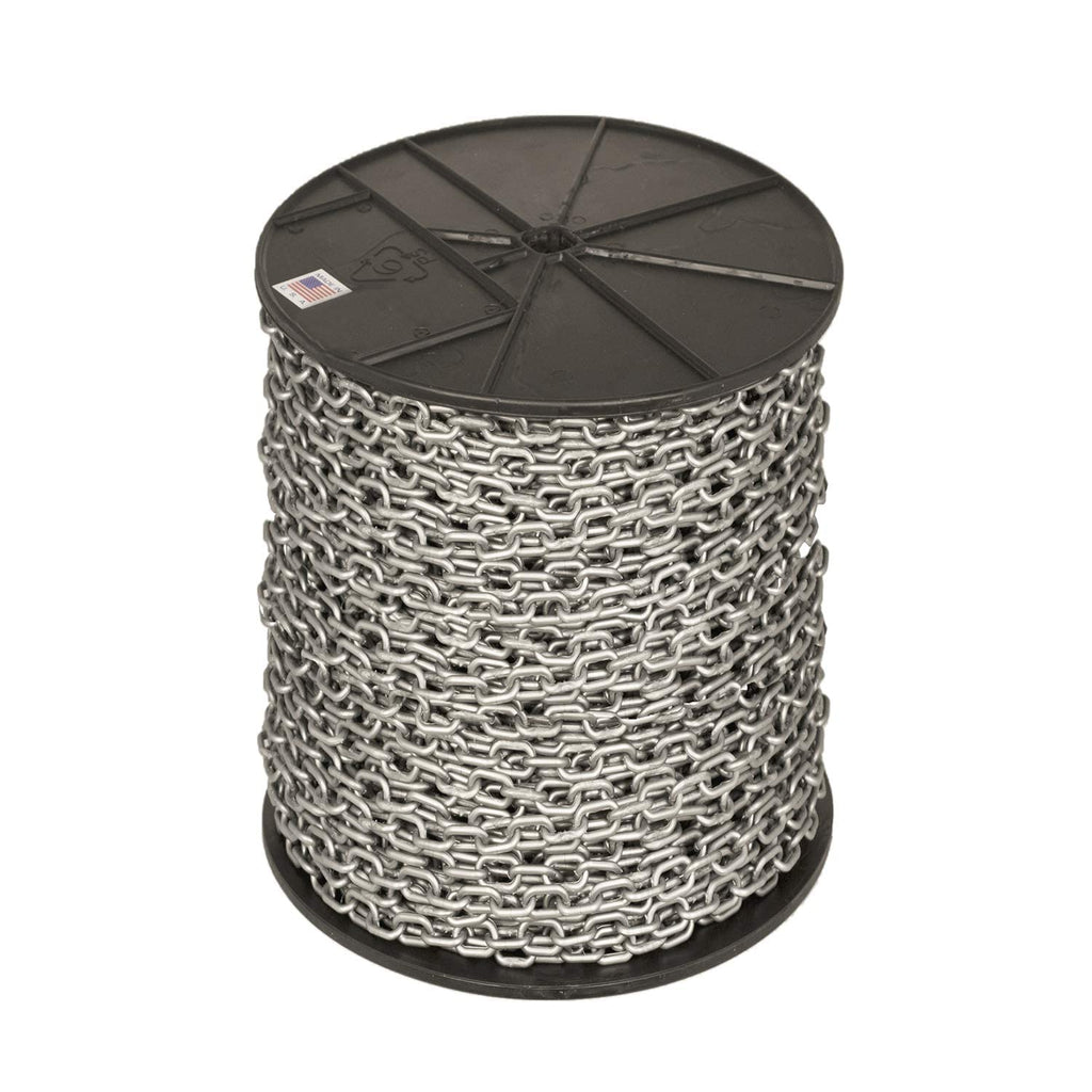 Mr. Chain Plastic Barrier Chain, Silver, 2 in Link, 125 ft Length (50108-1)
