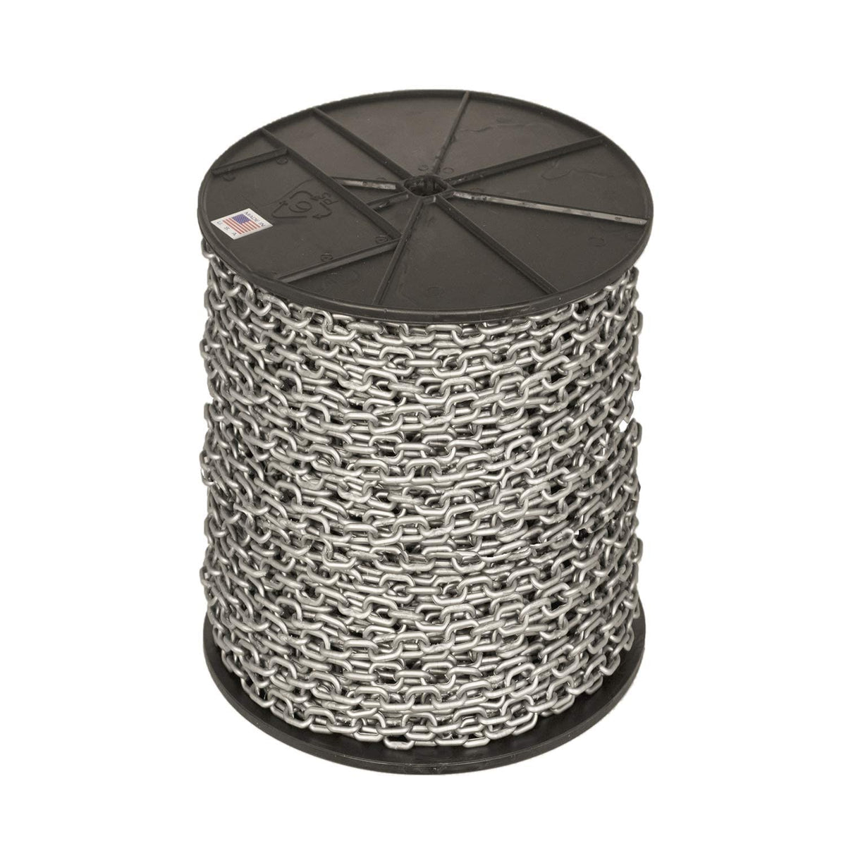 Mr. Chain Plastic Barrier Chain, Silver, 2 in Link, 125 ft Length (50108-1)