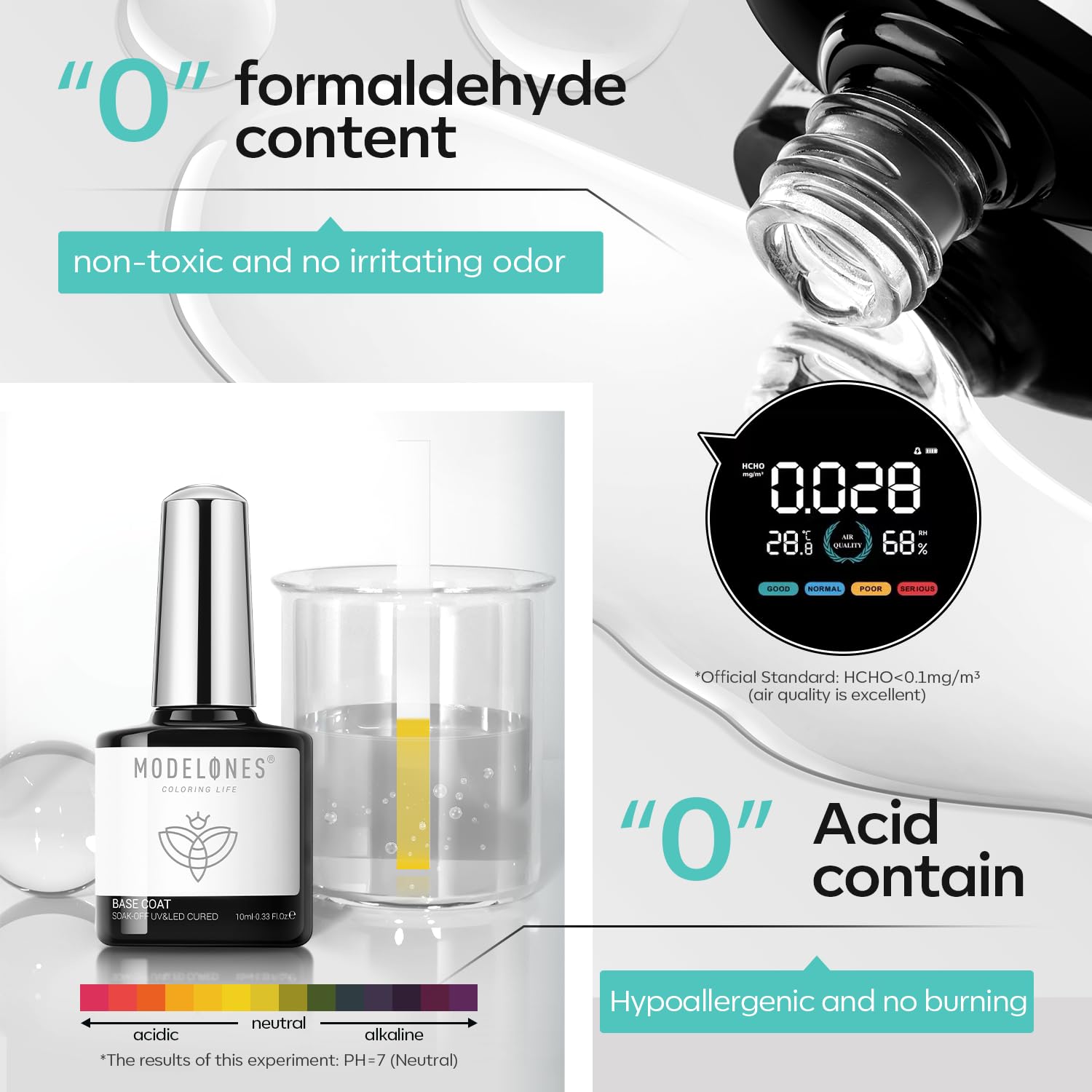 Nail Dehydrator Primer Gel Top Base Coat Set Acid Free | Complete Nail Prep Kit with Adhesion Bonder Glossy Clear Gel