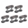 uxcell 5Pcs #80 Chain Master Connector Link Roller, 1" Pitch Carbon Steel, Standard Connecting Split Links for 16A Chain