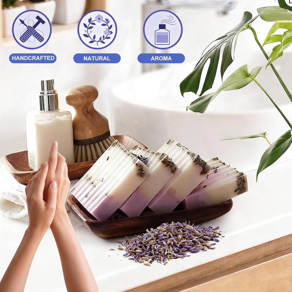 Soap Making Kit for Adults, DIY Soap Making Kit, Melt and Pour Soap Making Supplies, Contains Mould Soap Base