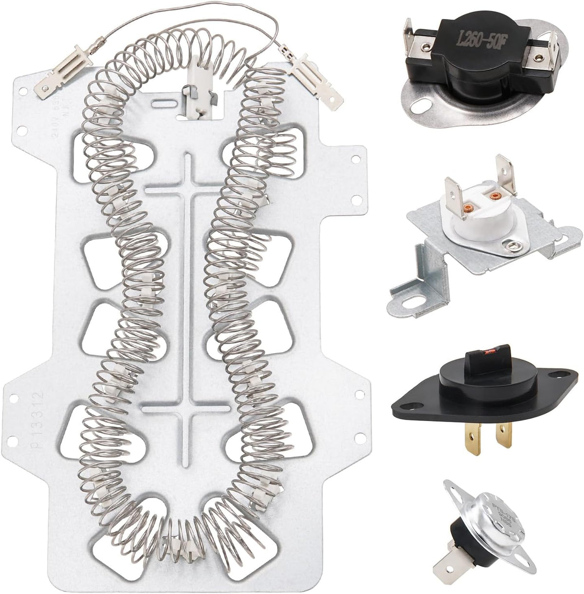 DV50F9A6EVW/A2 DV50F9A7EVP/A2 Dryer Heating Element Kit for Samsung