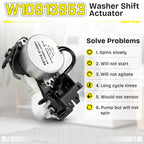 For Maytag MVW6200KW0 Washer Shift Actuator Replacement