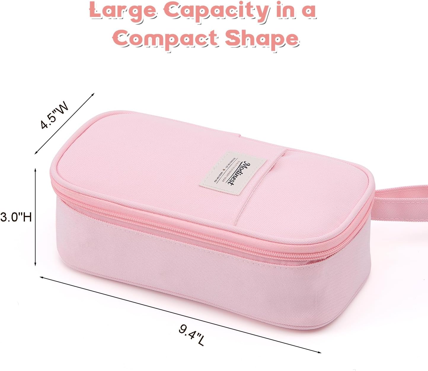 Pencil Case Pouch, Large Capacity Pen Bag Organizer, Cute Aesthetic Pencil Box for Girls Boys Kids, Back to School