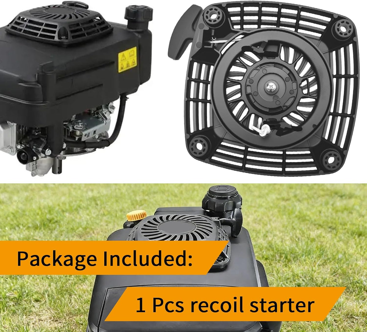 49088-2582 Recoil Starter Assembly, Replacement for Kawasaki FJ180V Engine, Replacement for Toro, Replaces 49088-7023