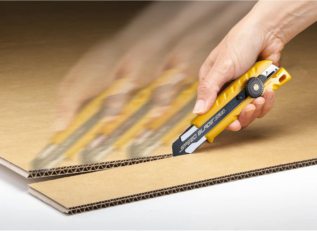 18mm Heavy-Duty Utility Knife (L-1) - Ratchet Lock, Snap-Off Blade