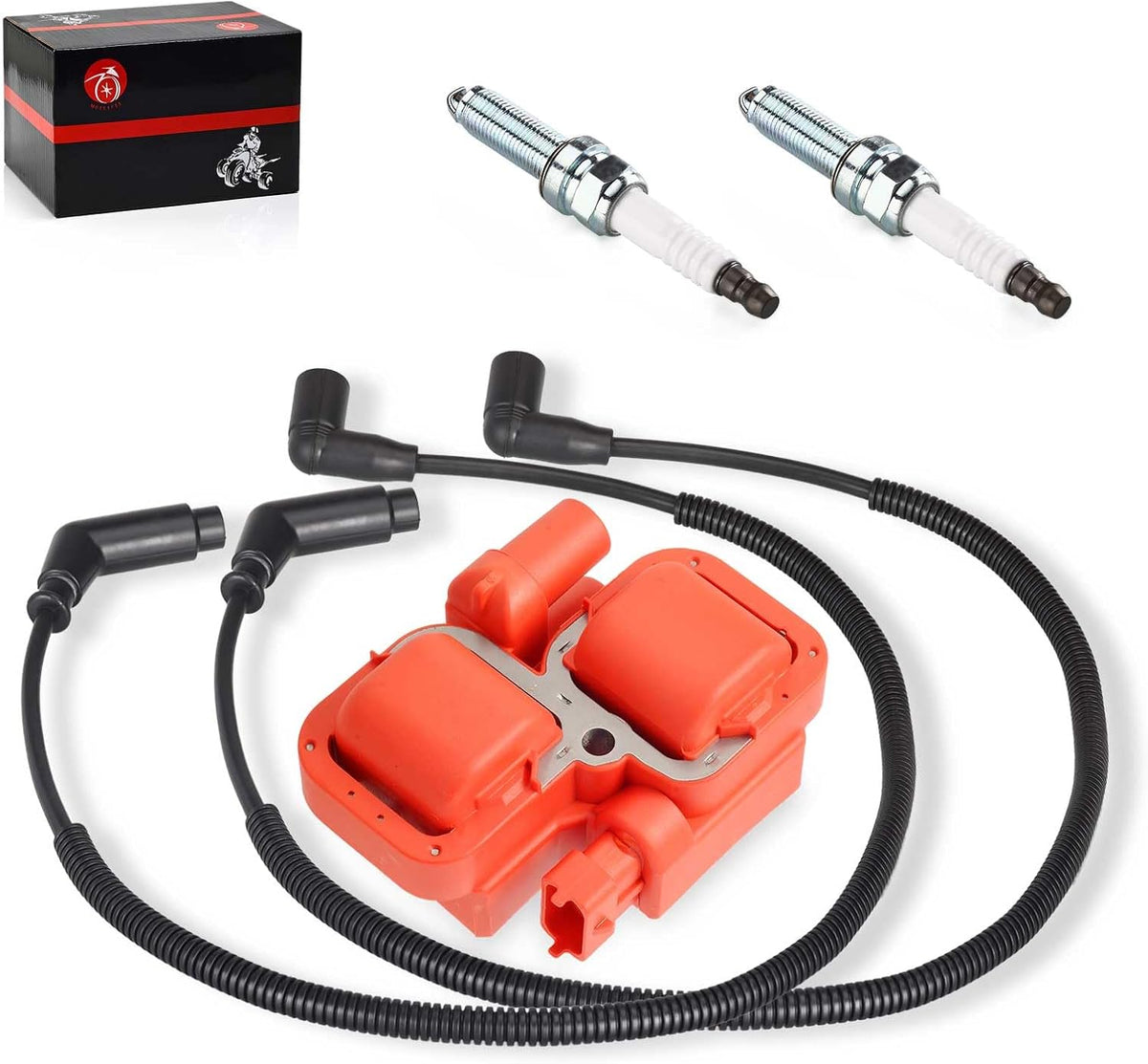 Ignition coil & Spark plug Wire Cap for Can-Am Commander Max 1000R 18-23