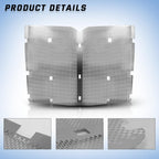 Chrome Front Hood Radiator Replacement Grille Bug Screen fit for 2013-2022 Peterbilt 579