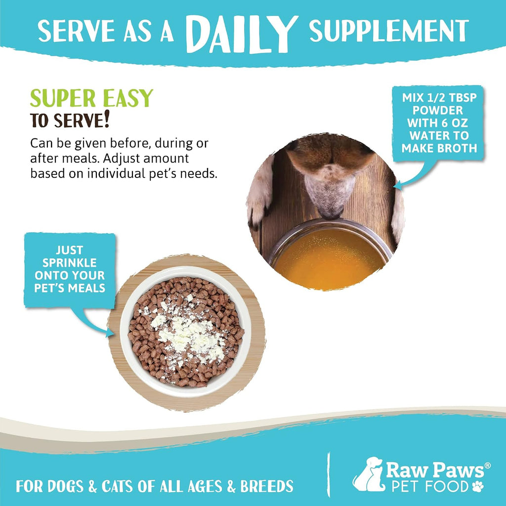Beef Bone Broth for Dogs & Cats, 6-oz - Powdered