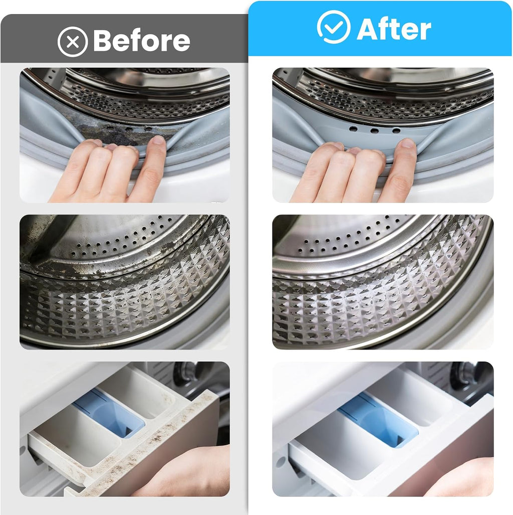 Washing Machine Cleaning Brush Set for Front Load Washer Cleaner, 6PCS