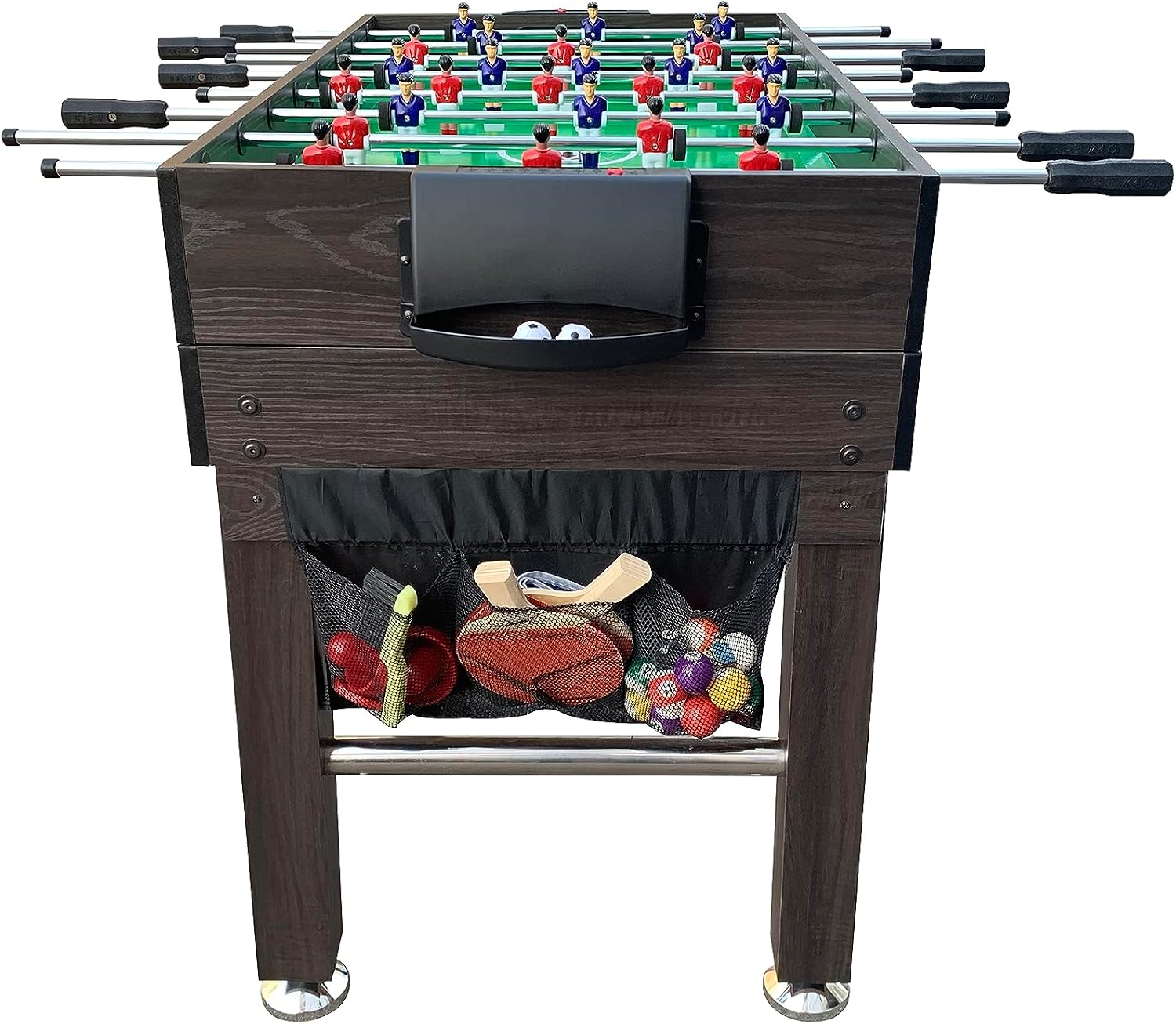 Quad 48" 4-in-1 Multi Game Table | Foosball, Billiards/Pool, Glide Hockey & Ping Pong
