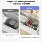 Plastic Storage Bin with Lid Portable Project Case with Handle Clear Storage Box File Document Protector Stackable