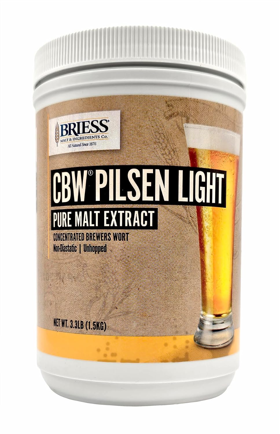 Briess Pilsen Unhopped Liquid Malt Extract 3.3 lb