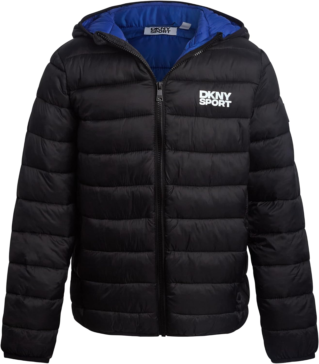 DKNY Boys Winter Jacket, Midweight Puffer Coat, Weather Resistant, Hooded | Insulated Bubble Warmth, Weather
