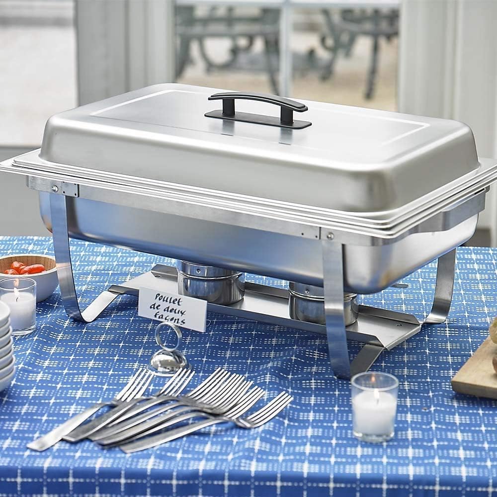 Foldable Buffet Chafing Dish Set, 8 Piece