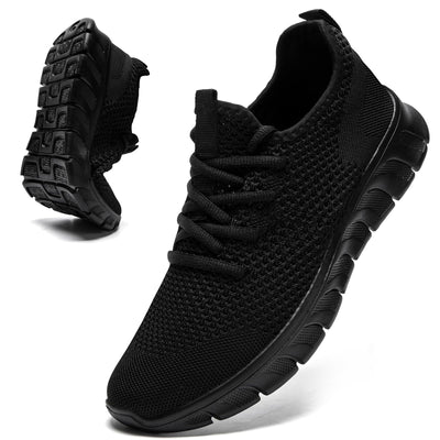 Running Shoes for Mens Non-Slip Sneakers Tennis Gym Shoes,Black 12