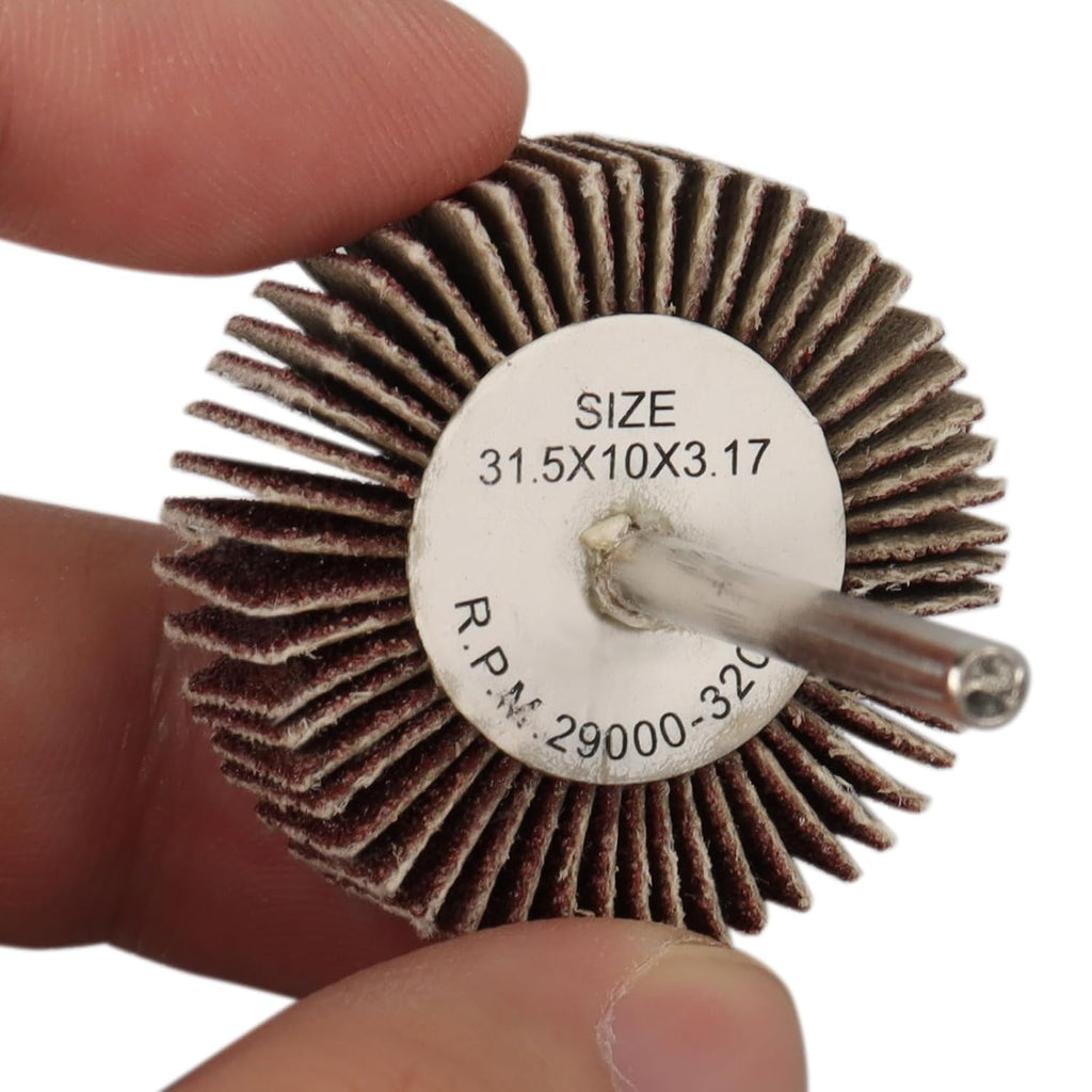 Rocaris 10 Pack Flap Wheel, 120 Grit for Rotary Tools
