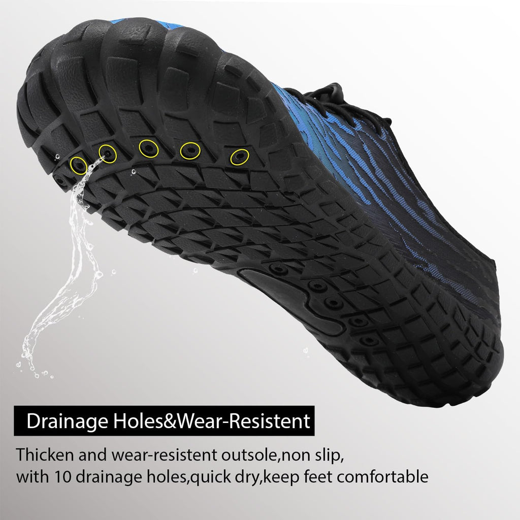 Swim Water Shoes for Women Men Quick Dry Barefoot Aqua Sneakers Shoe for Beach Hiking Diving Boating River Outdoor