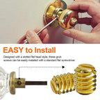 Door Knob Set Screws, 1/4-20 Thread Replacement Hex Screws 20-Pack