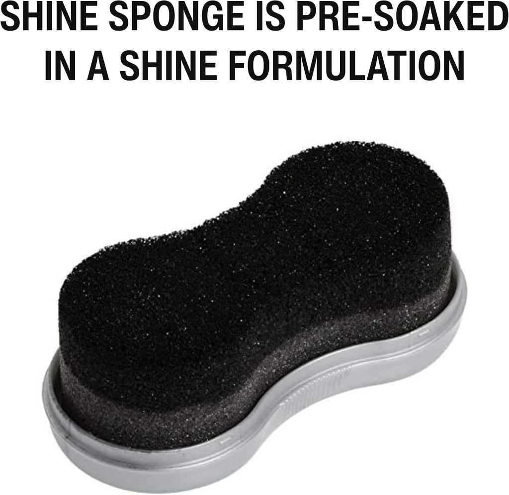 M&B Shine Sponge, Shoe Polish for Leather Footwear, Shoe Shine Sponge, Shoe Accessories, Black