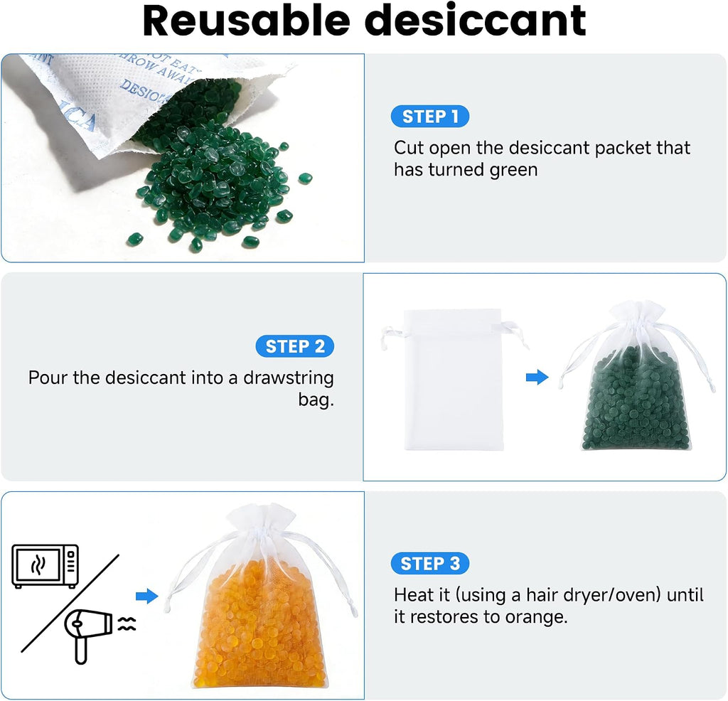 3D Printing Filament Storage Box, with Spool Holders(5.8L, 2 Pack) | air-Tight connectors Filament Dry Box for