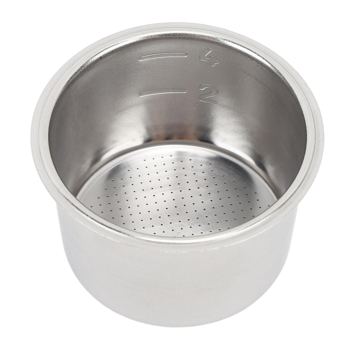 51mm Coffee Filter Basket for Semi-Automatic Portafilter, 4 Cup