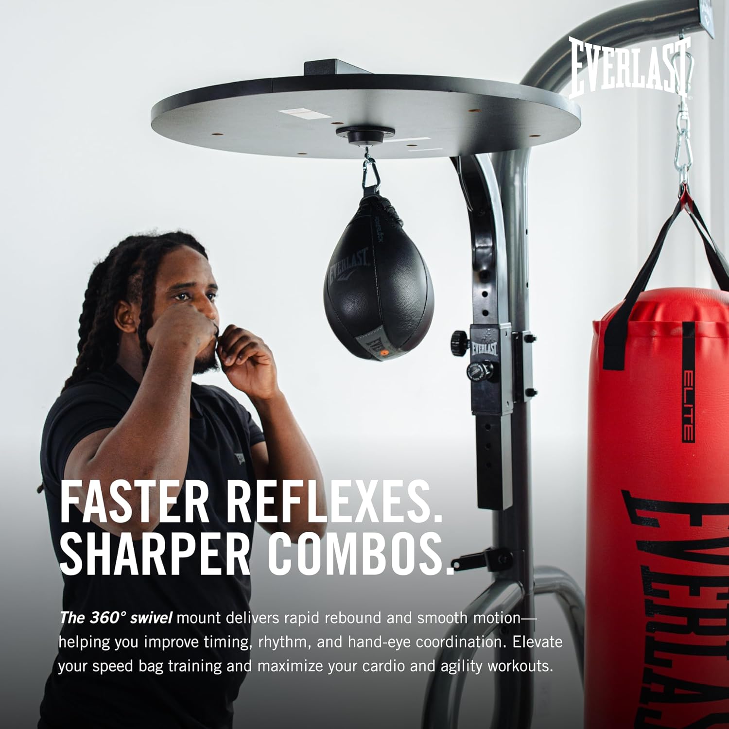 Adjustable Speed Bag Platform | Boxing, Heavy-Duty Mount, Training | Cardio, Not Included