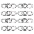 uxcell 8pcs F10-18M Thrust Ball Bearings 10mm Bore 18mm OD 5.5mm Thick
