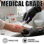 Black Nitrile Disposable Gloves Exam Gloves 3.2mil 1000PCS(Medium)