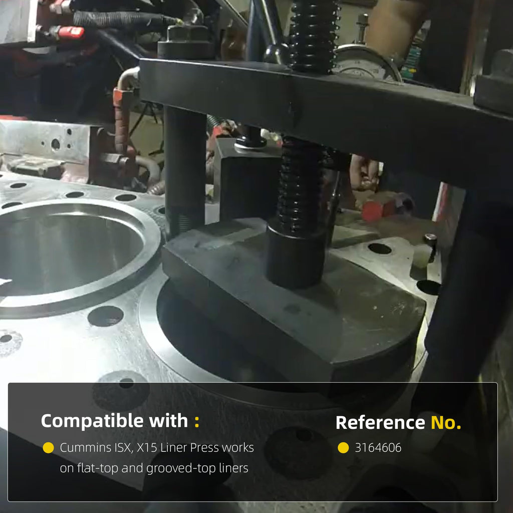 Dasbecan Cylinder Liner Press Install Tool Compatible with Cummins ISX X15