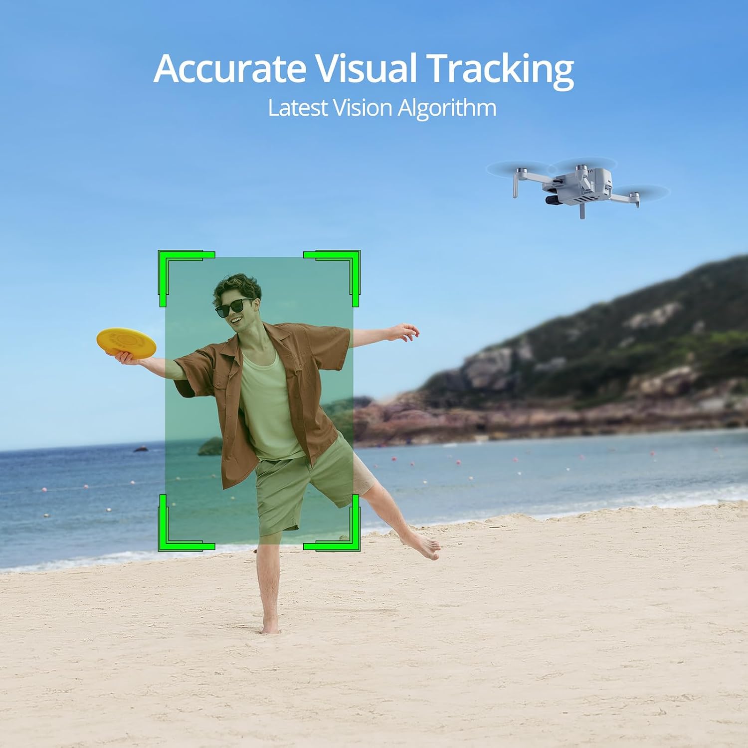 ATOM 4K GPS Drone, 3-Axis Gimbal, 96 Mins Flight, 6KM Transmission | 4K/30FPS QuickShots, Visual Tracking, Under