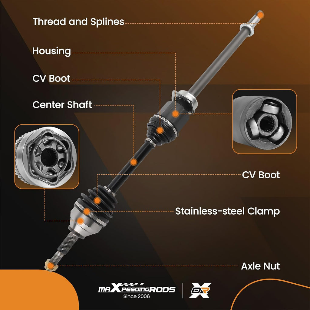 maXpeedingrods Front Left and Right CV Axle Assembly for Ford Explorer