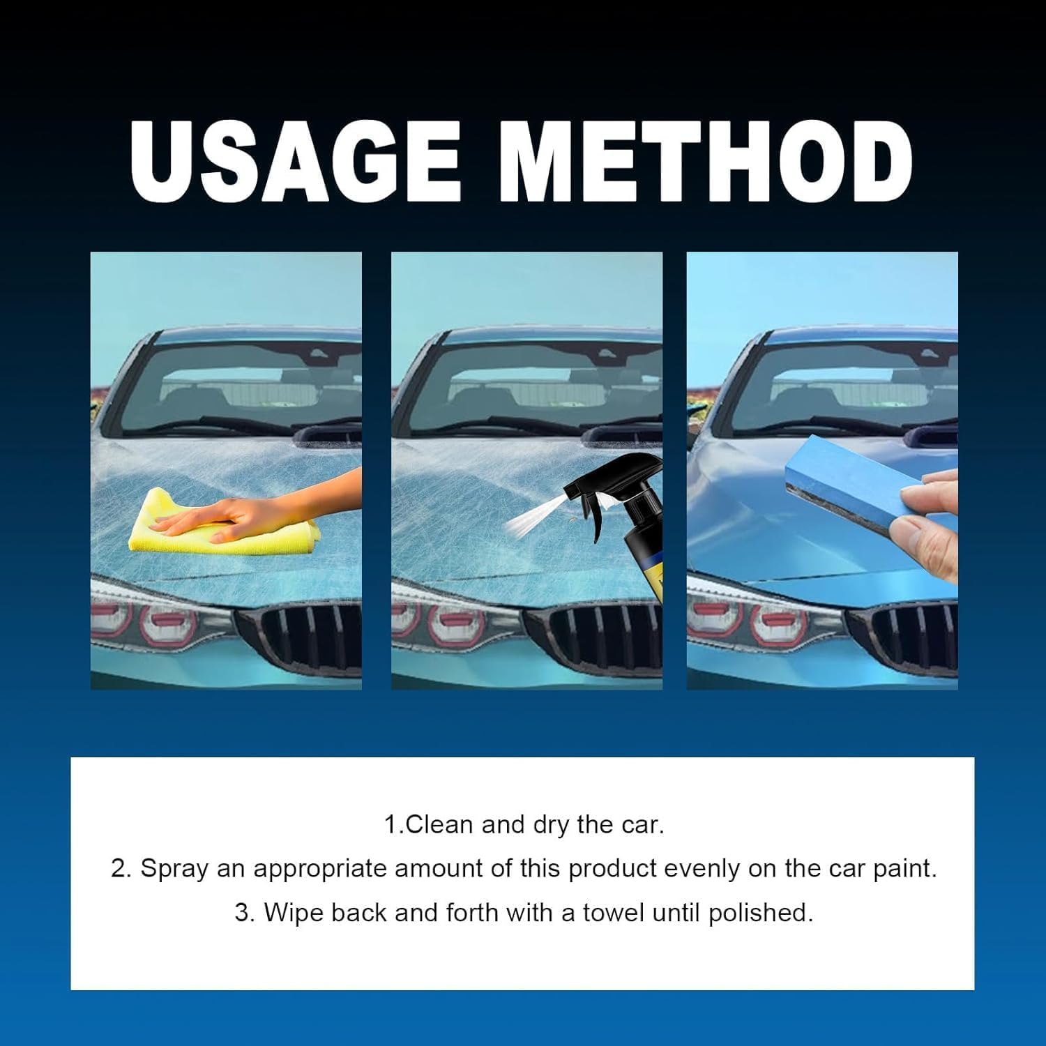 Car Ceramic Coating Spray | Ceramic Paint Sealant, Extremely Hydrophobic Ceramic Spray, Clean, Shine, Protect Paint